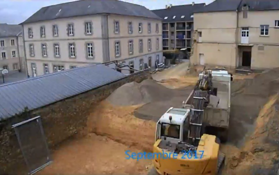 Collège SainteMarie de Vitré un an de chantier en vidéo