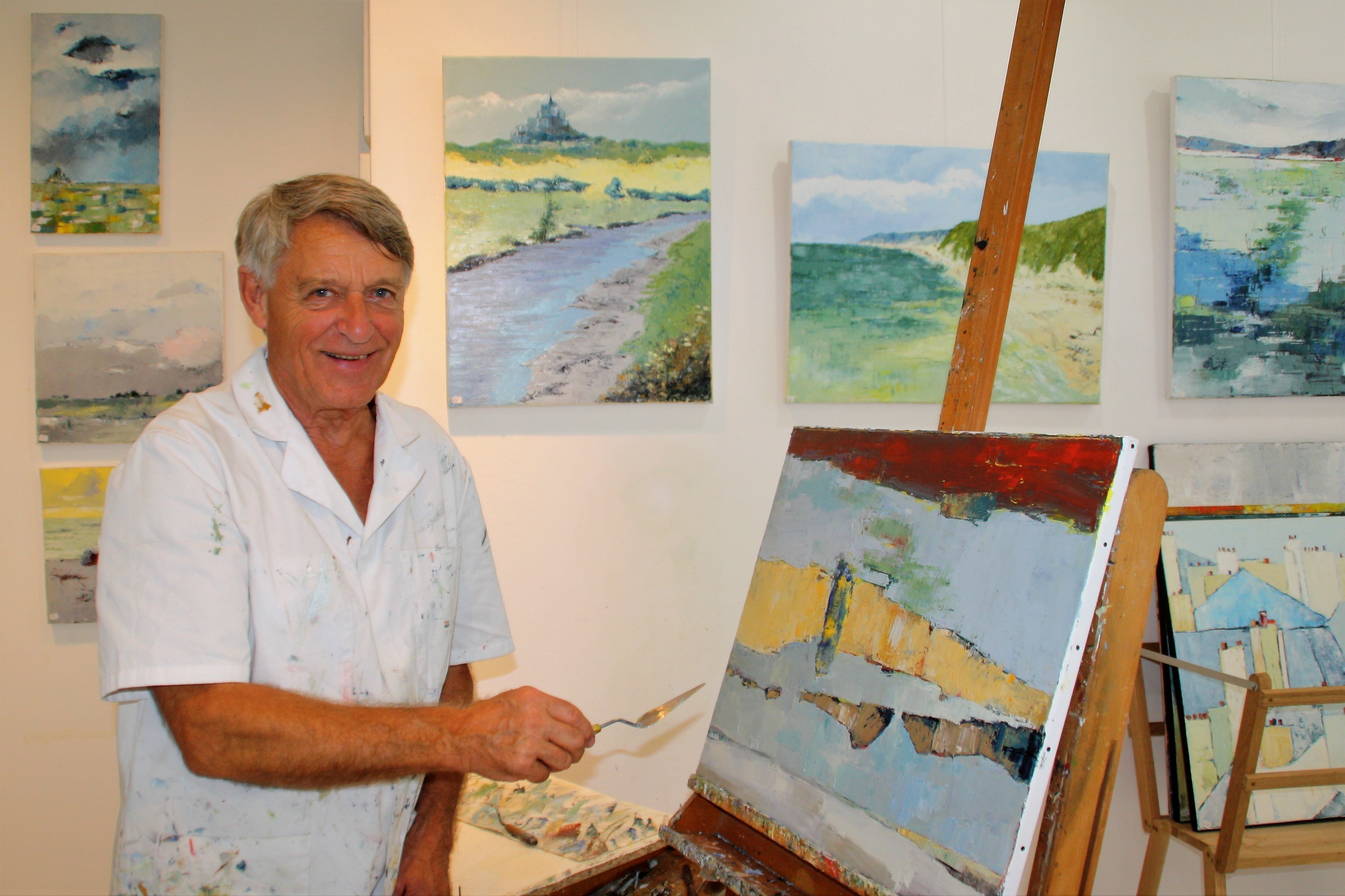 Granville Peindre C Est Le Plaisir De Jean Luc Saint Martin Cote Manche