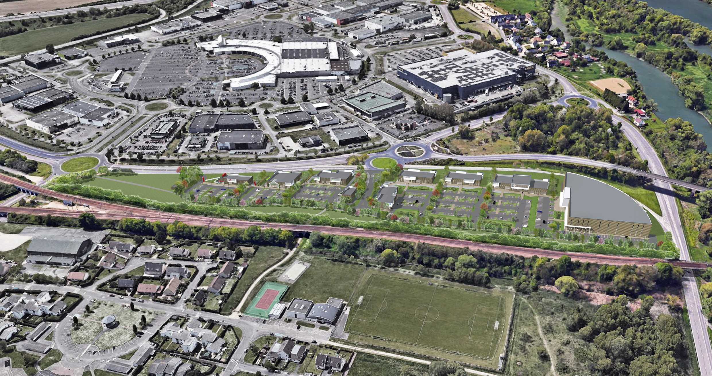 EN IMAGES TourvillelaRivière un espace dédié aux loisirs à l