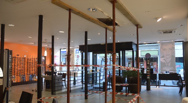 L’opticien Optic 2000 à Segré victime d’un dégât des eaux