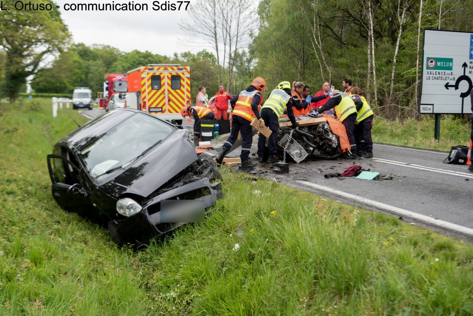 SeineetMarne. Les impressionnantes images de l'accident à la Grande