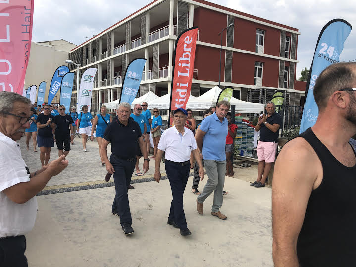 Près de Montpellier marche silencieuse aux 24h de PalavaslesFlots