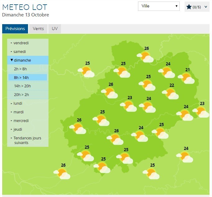 Météo. Un weekend ensoleillé et chaud dans le Lot Actu Lot