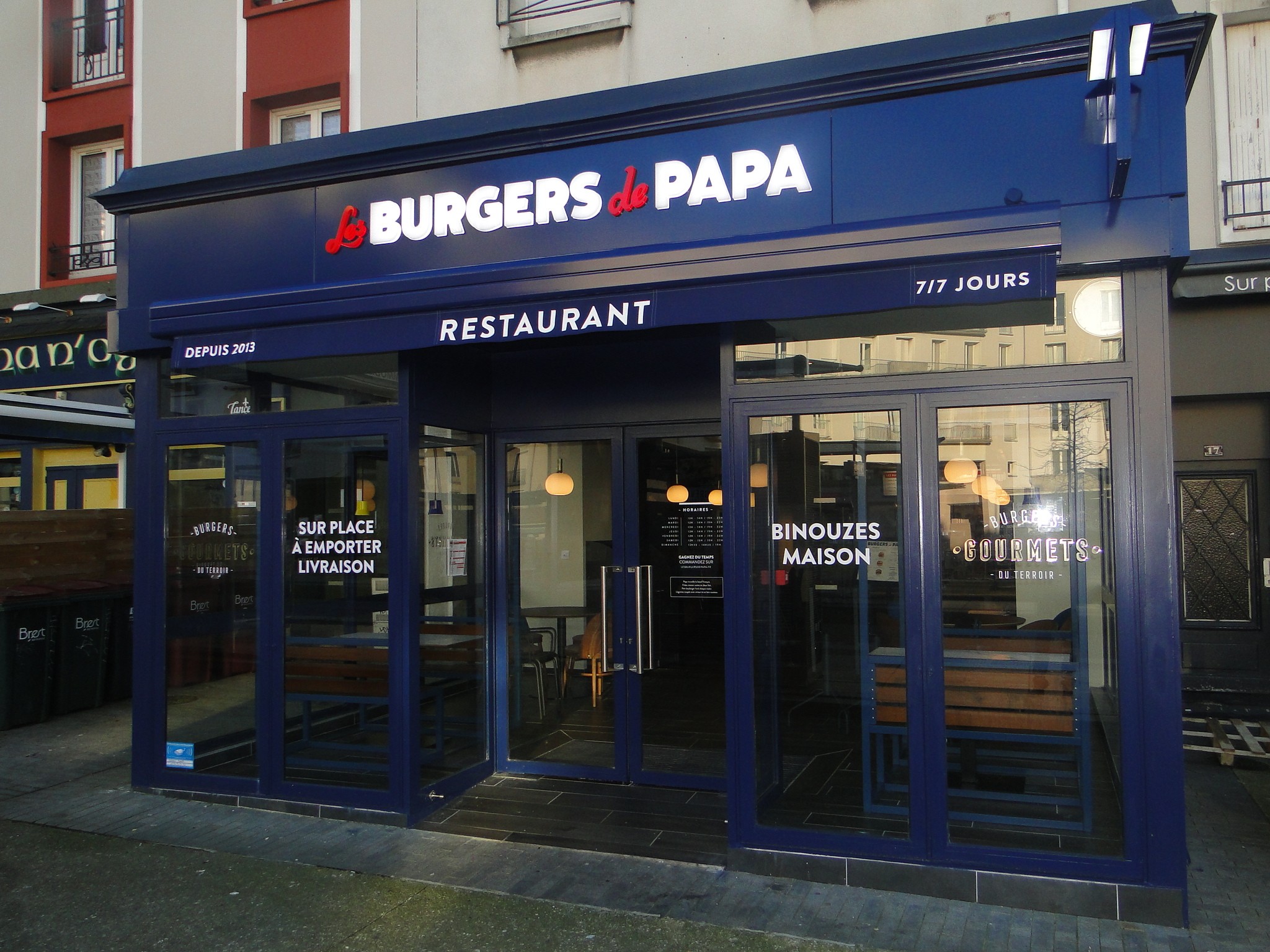 Les Burgers de Papa, un nouveau restaurant à burgers à Brest Côté Brest