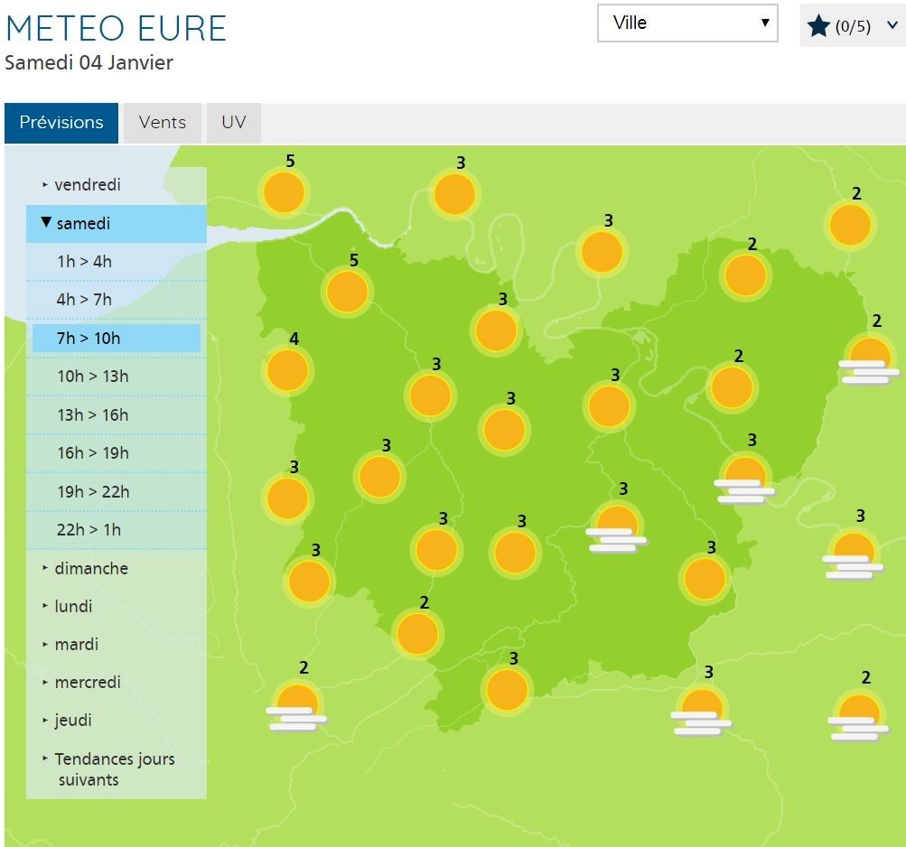 La météo du weekend à PontAudemer L'Éveil de PontAudemer