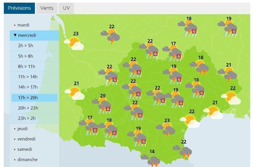 Meteo France Toulouse Ciel voilé, soleil... Les prévisions de Météo