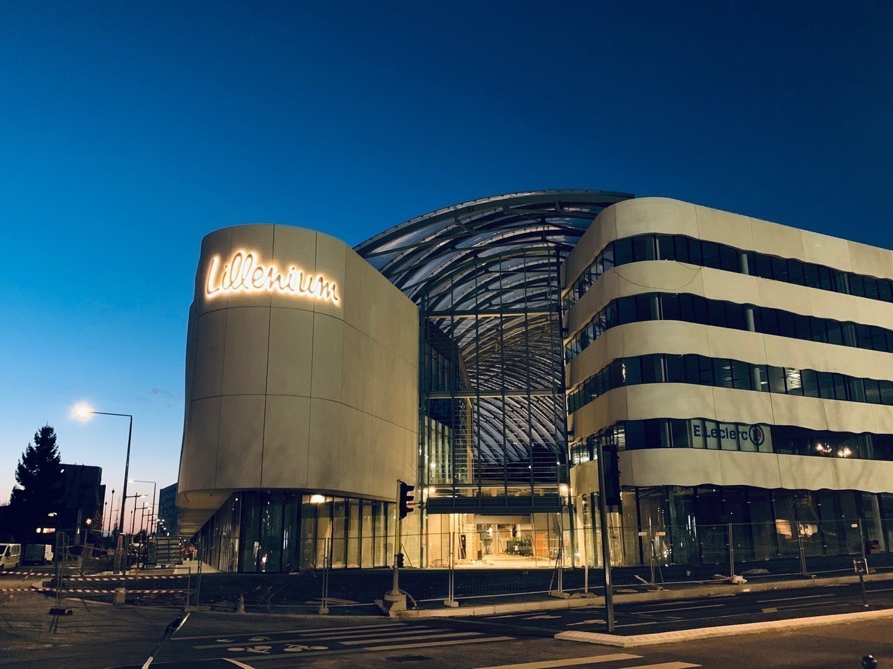 Centre commercial Lillenium à Lille la date d'inauguration est