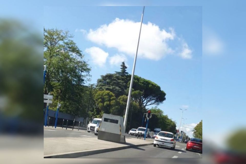 Montpellier un radar provisoire installé sur l'avenue de la Liberté