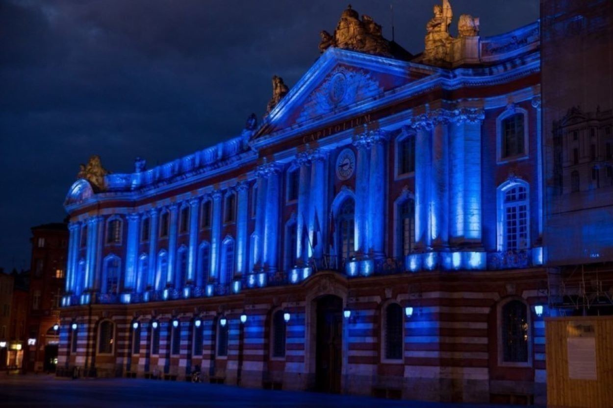 Toulouse. La façade du Capitole va être éclairée en bleu