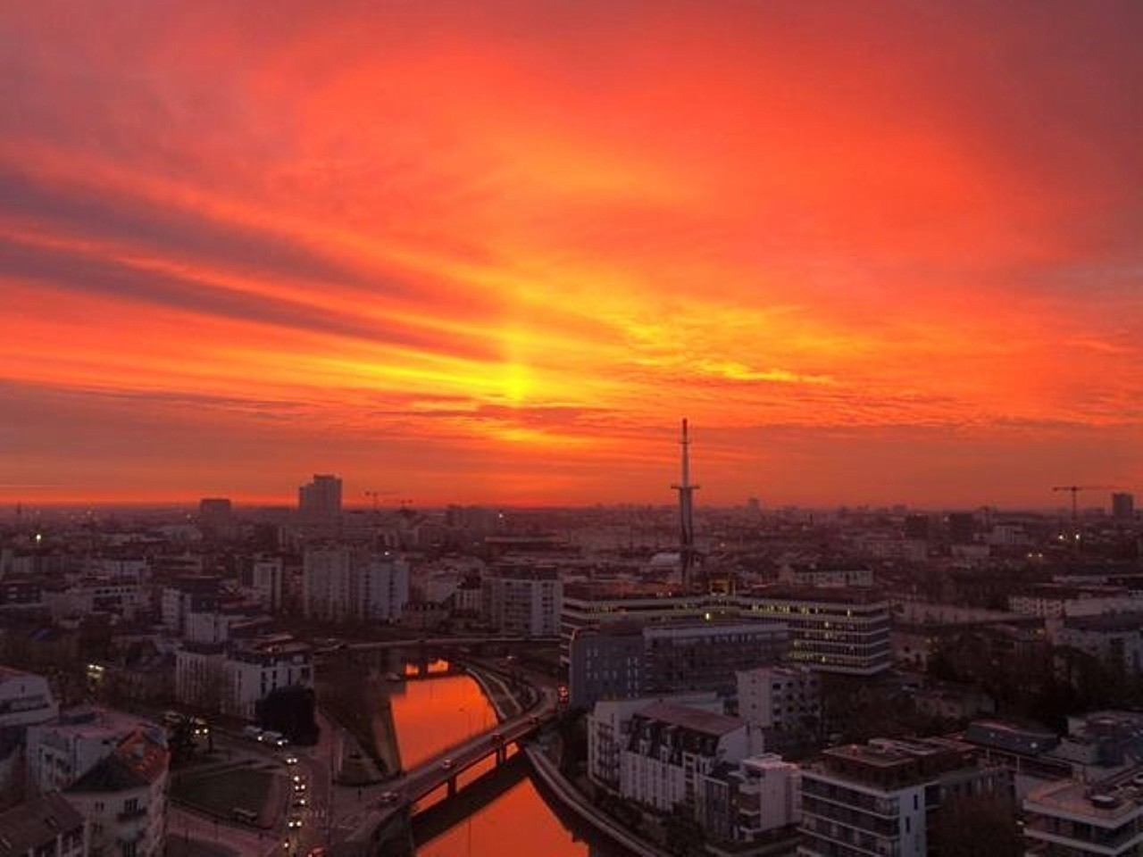 EN IMAGES. Vos plus belles photos du lever de soleil à Rennes et ses