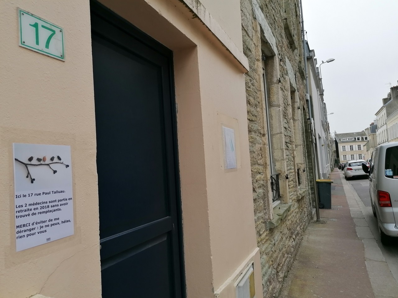Cherbourg on sonne toujours à la porte de ce médical qui a