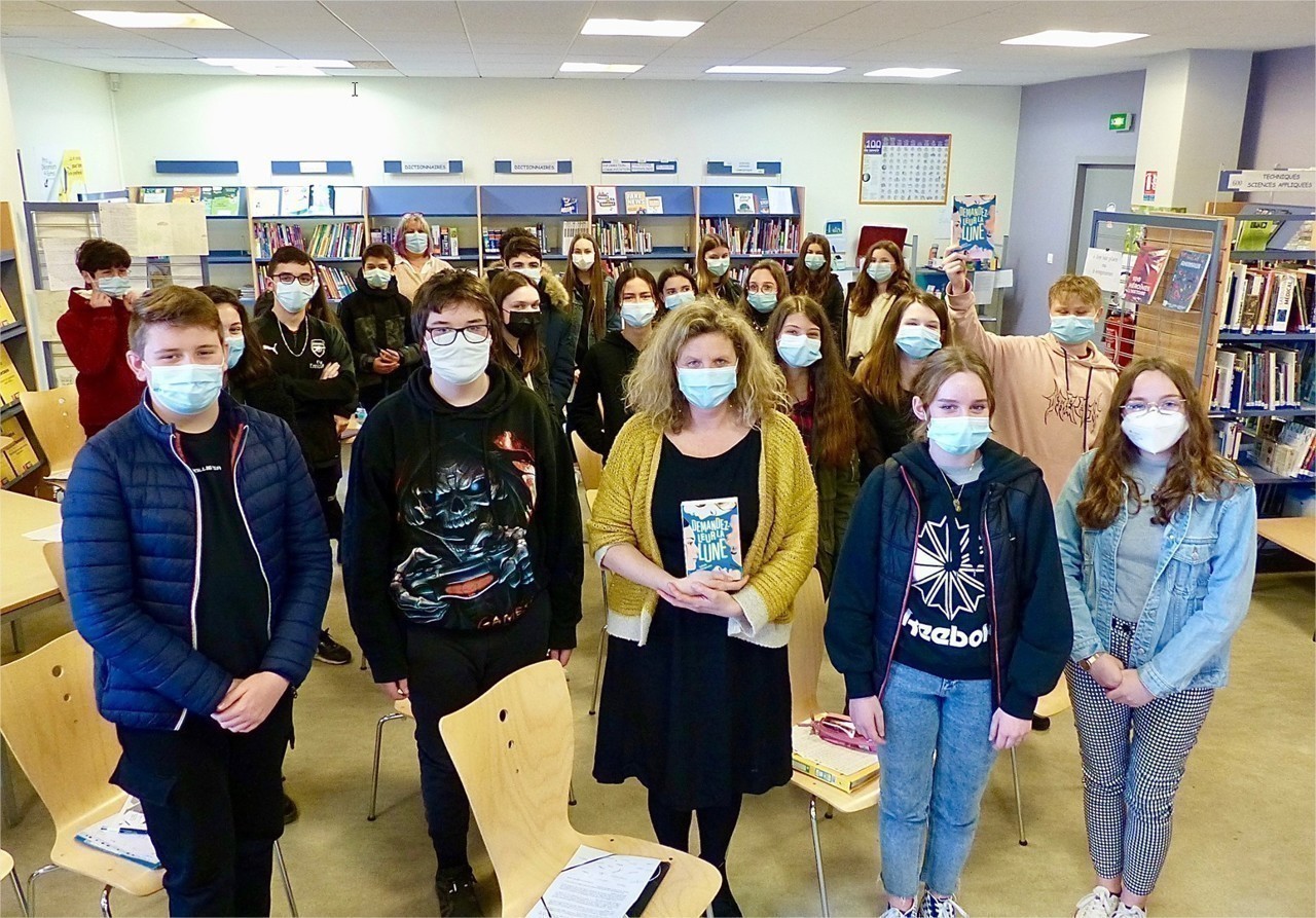 À Gasny, les élèves du collège Marc Chagall ont rencontré une écrivaine