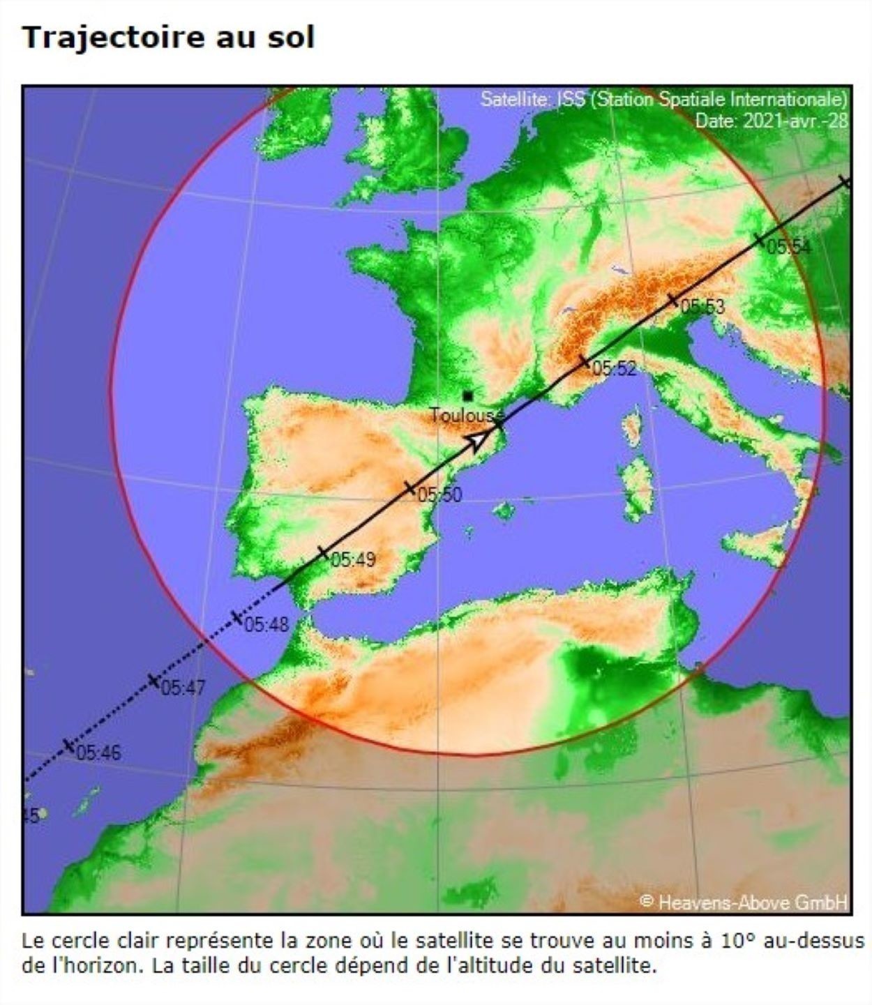 La Station Spatiale Internationale sera visible à l'œil nu