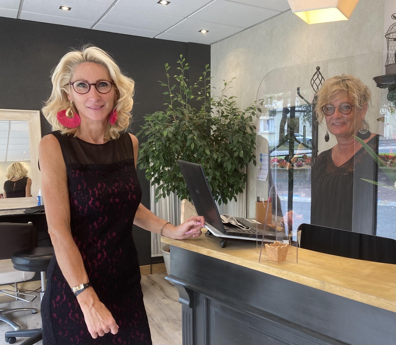 Lisieux le salon de coiffure Adam et Eve, désormais boulevard Pasteur