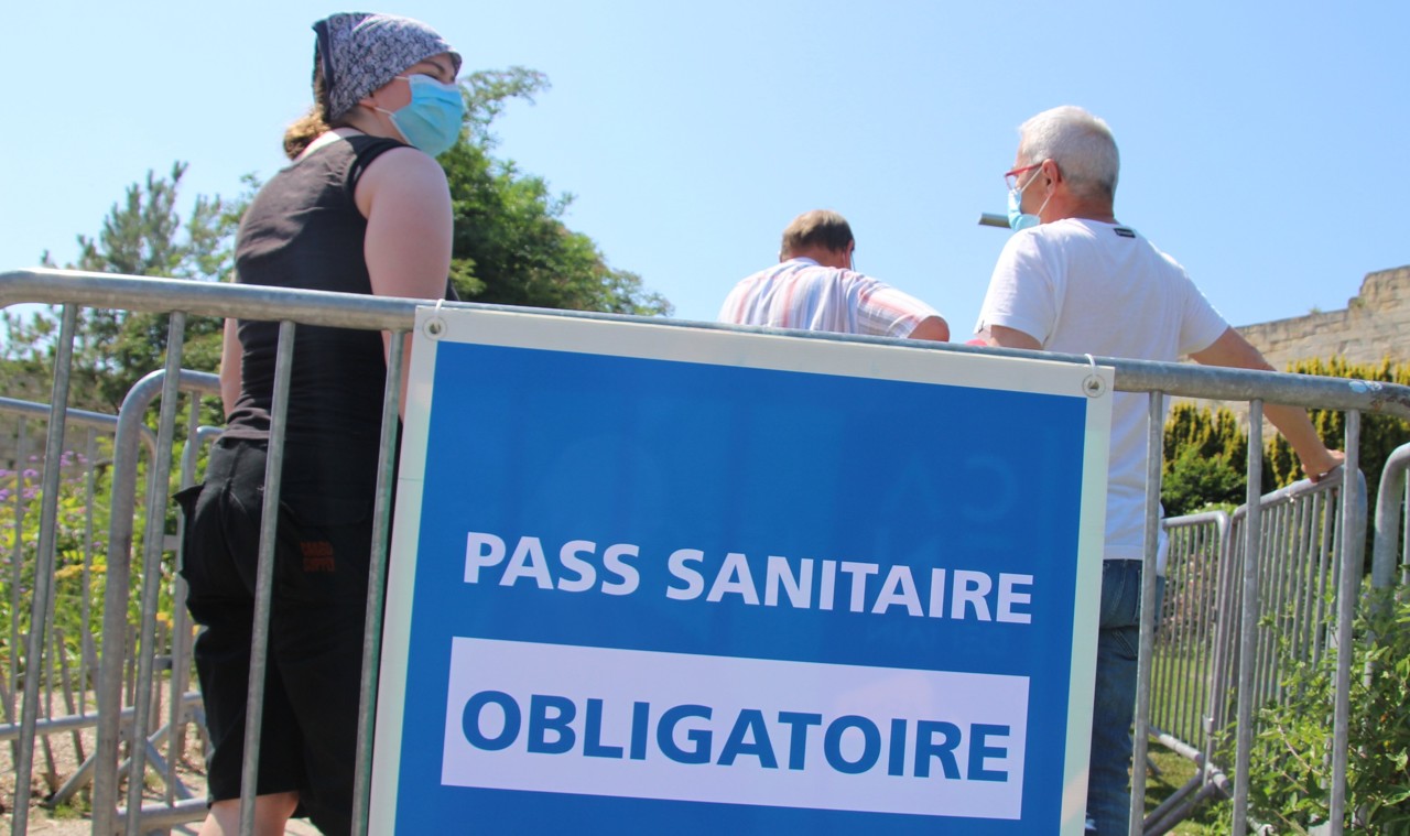 Une manifestation contre le pass sanitaire à SaintNazaire