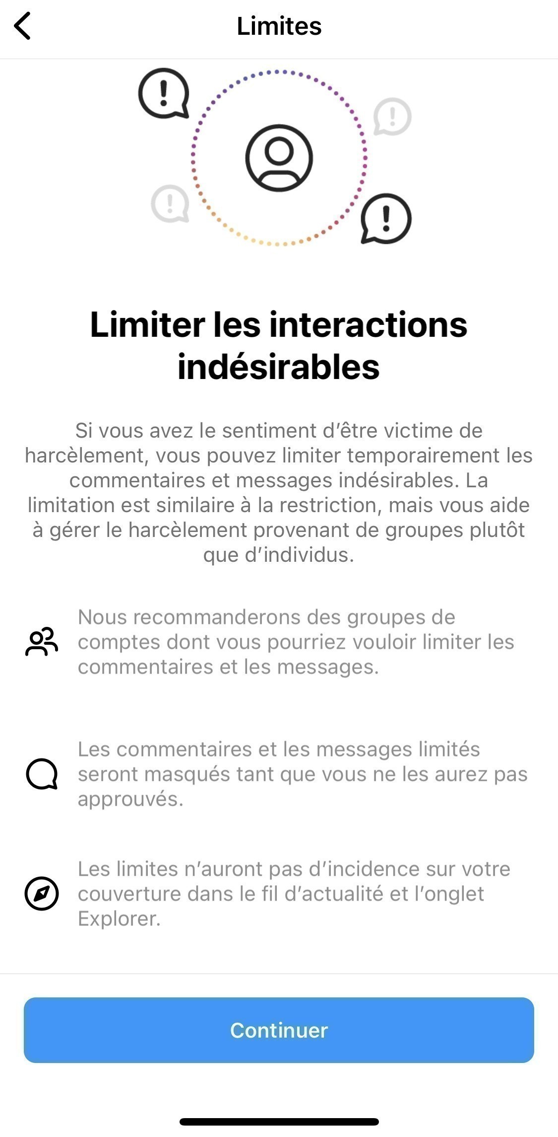 Instagram comment se prémunir des spams toujours plus
