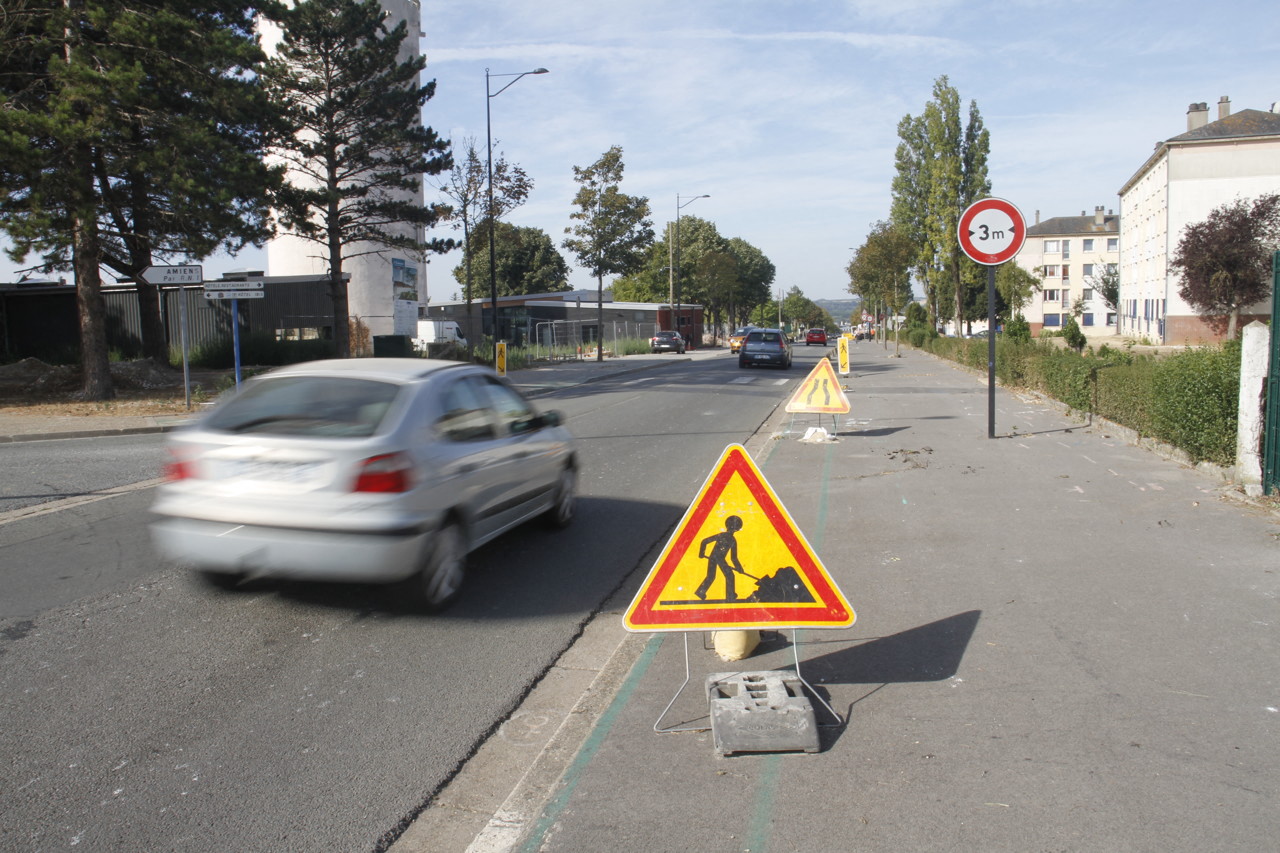 La route de Doullens fermée pendant 45 jours à Abbeville