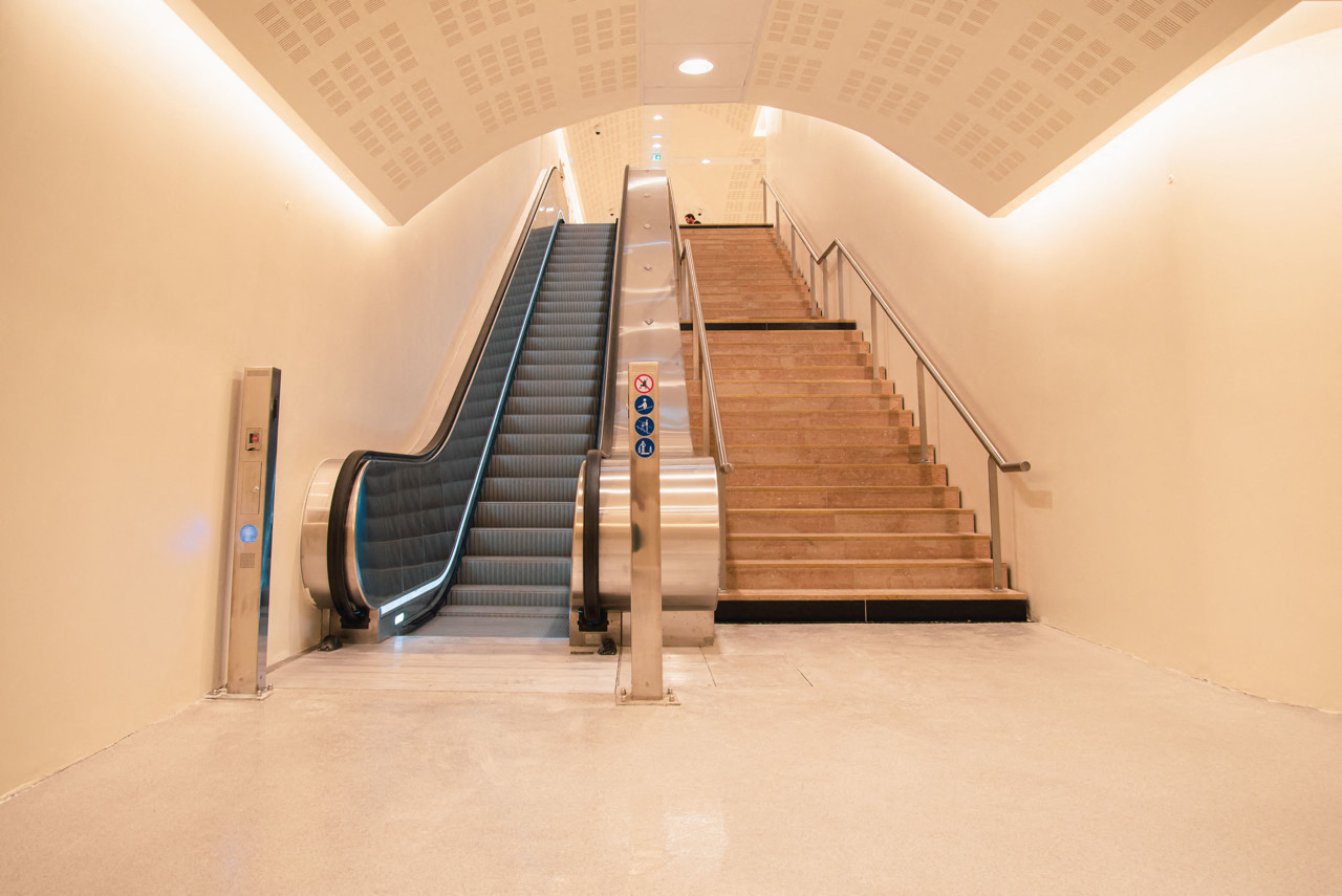 Travaux à la station SaintCharles à Marseille le quai de la ligne 2