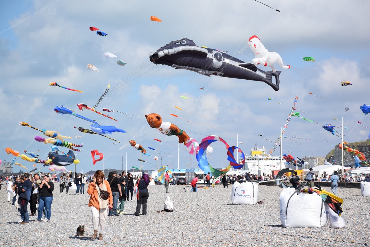En Images. Le festival international de cerfvolant de Dieppe, c'est