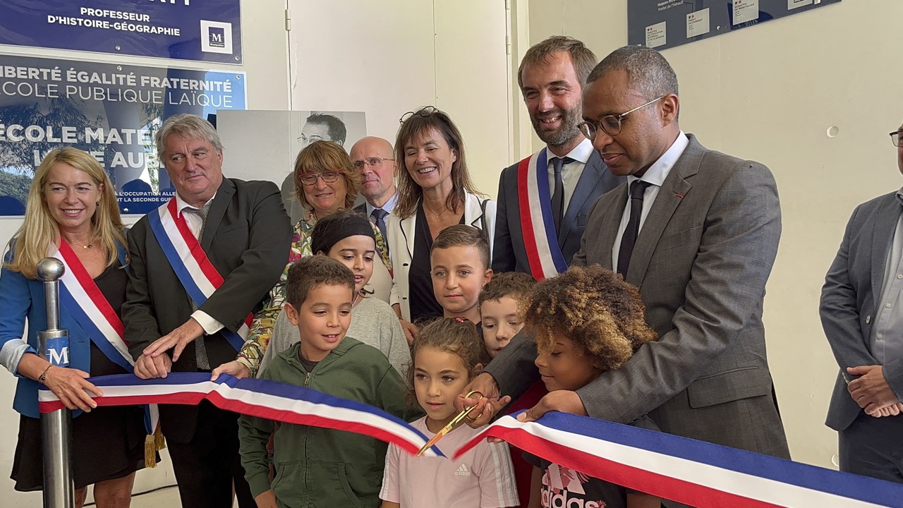 Montpellier le ministre de l'Éducation Nationale "fier" d'inaugurer l