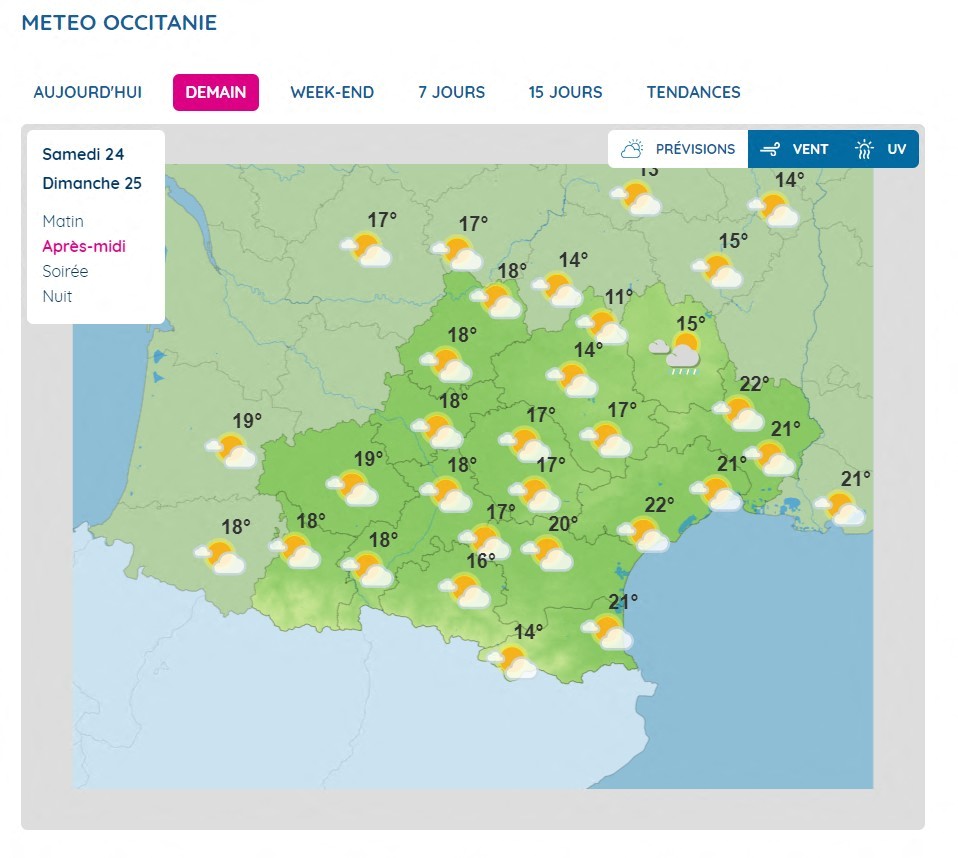 Météo France. Entre pluie et éclaircies, voici les prévisions du week