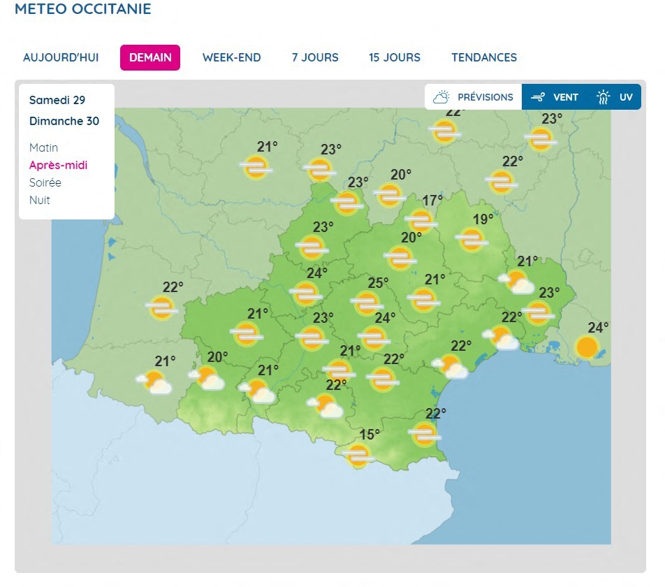 Temps nuageux et vent voici les prévisions de Météo France, ce week