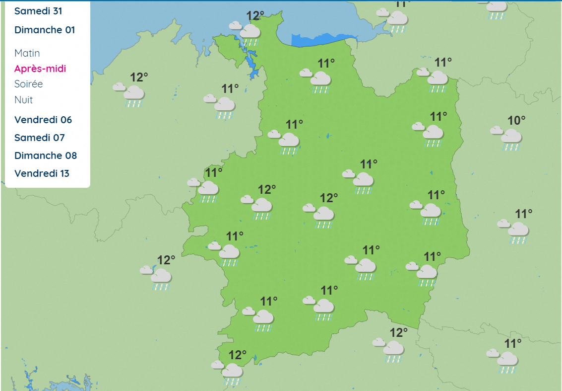 Météo France quelles sont les prévisions pour ce weekend en Illeet