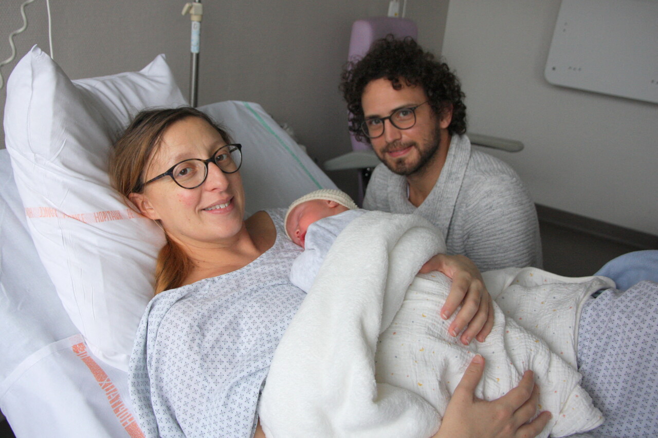 Simon est le premier bébé né en 2023 à la maternité de Cherbourg