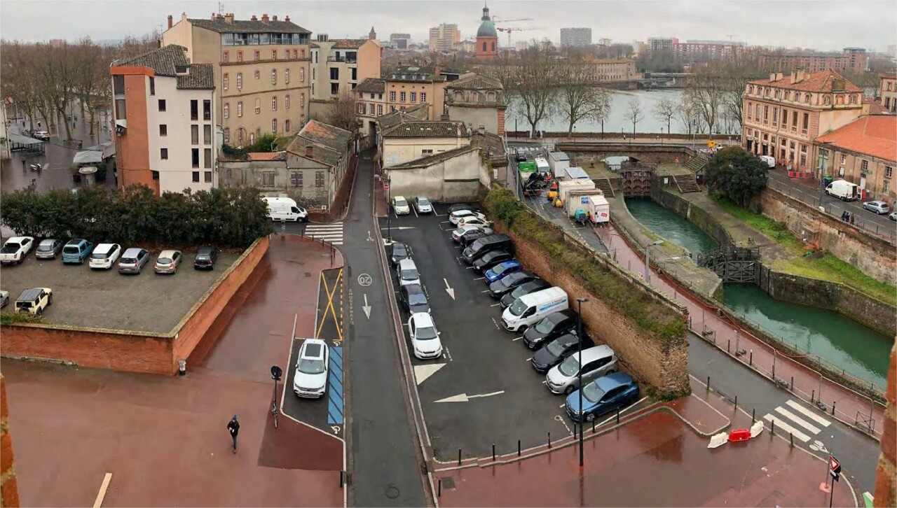 Toulouse. Near an essential square, these car parks will disappear a