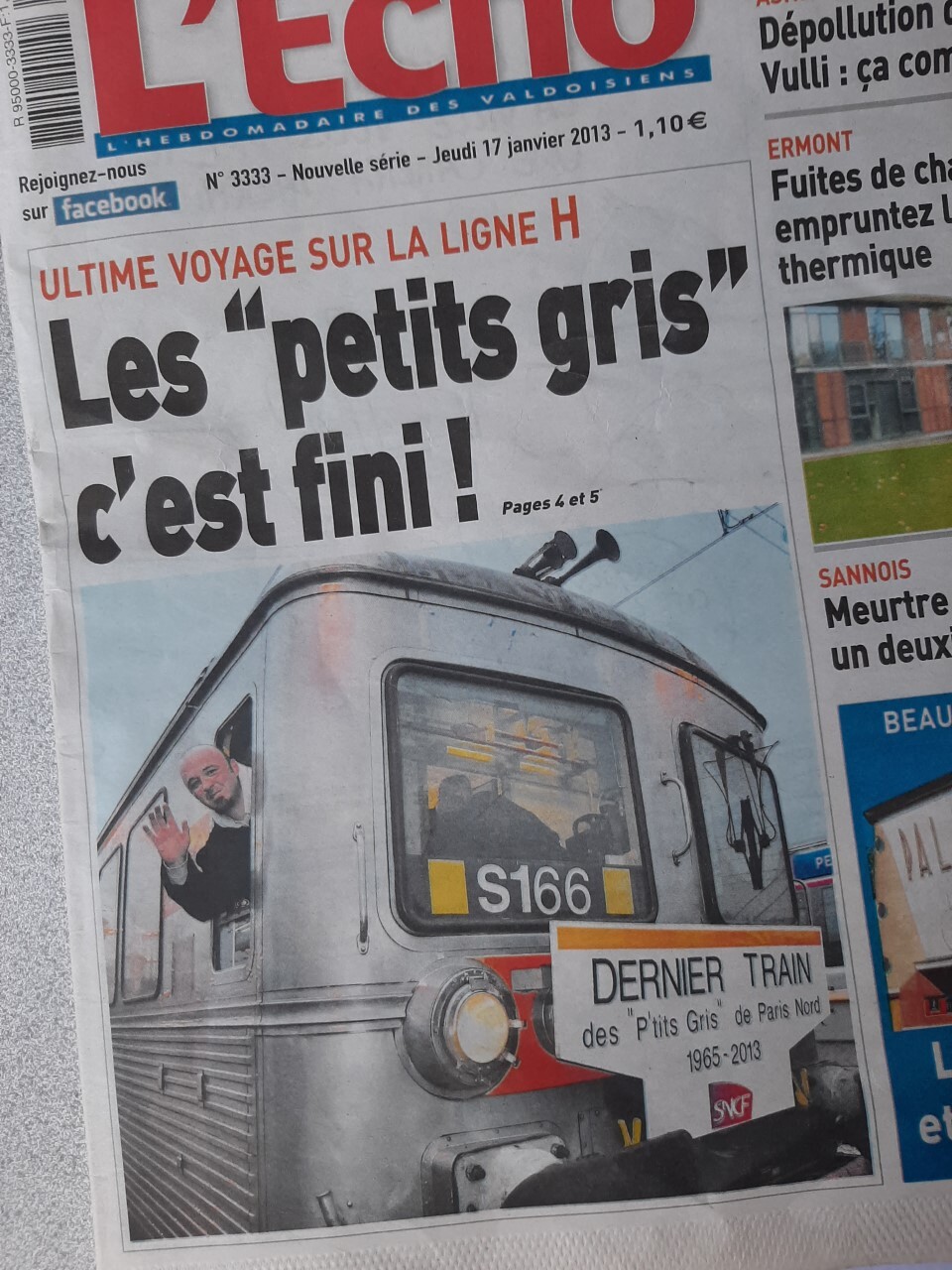 Ligne H. Il y a 10 ans, le dernier train "petit gris" traversait le Val