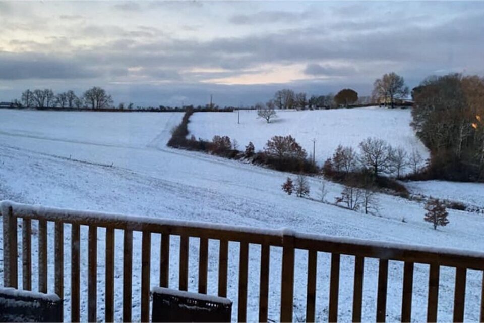 La neige est tombée en HauteGaronne et en Occitanie, et pas qu'un peu