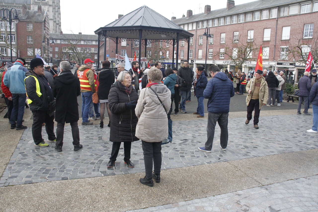 Abbeville Les syndicats préparent un blocage de la ville le 7 mars