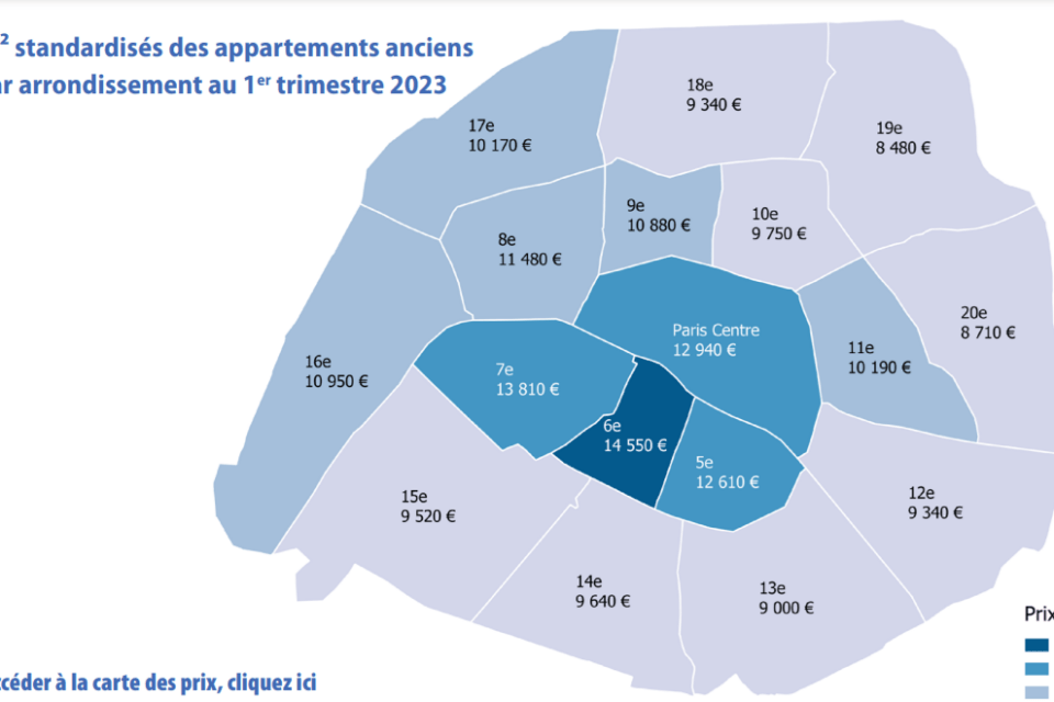 Prix de l'immobilier à Paris ces arrondissements de la capitale qui ne connaissent pas la crise