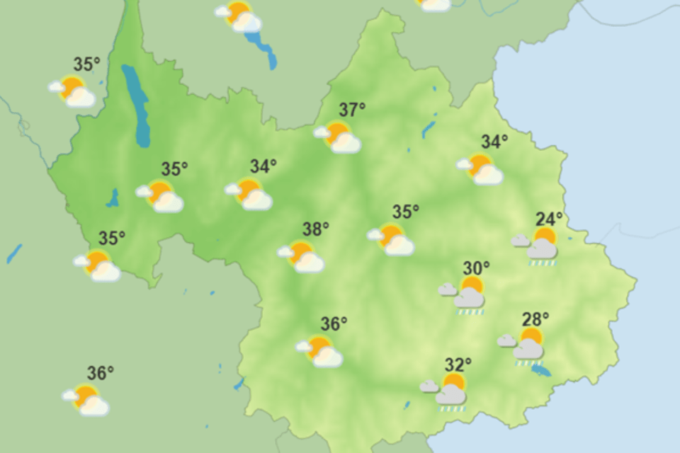 Jusqu'à 40°C en Savoie les prévisions de Météo France pour ce mardi 18 juillet Actu Savoie