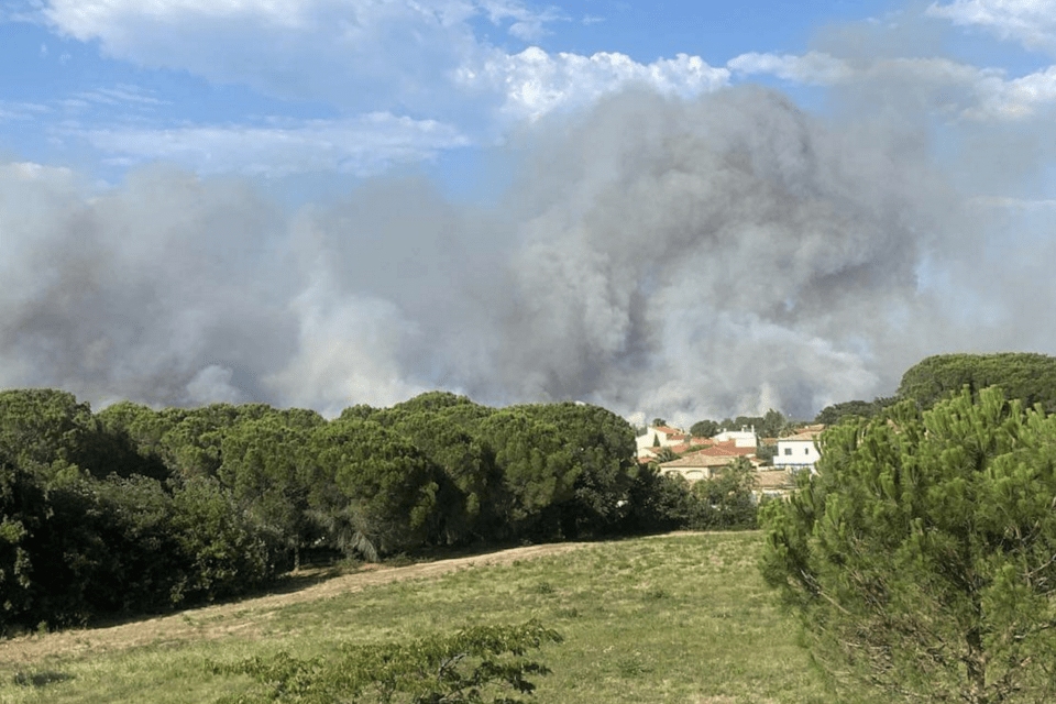 Incendie de SaintAndré 500 hectares brûlés et de gros dégâts, le feu
