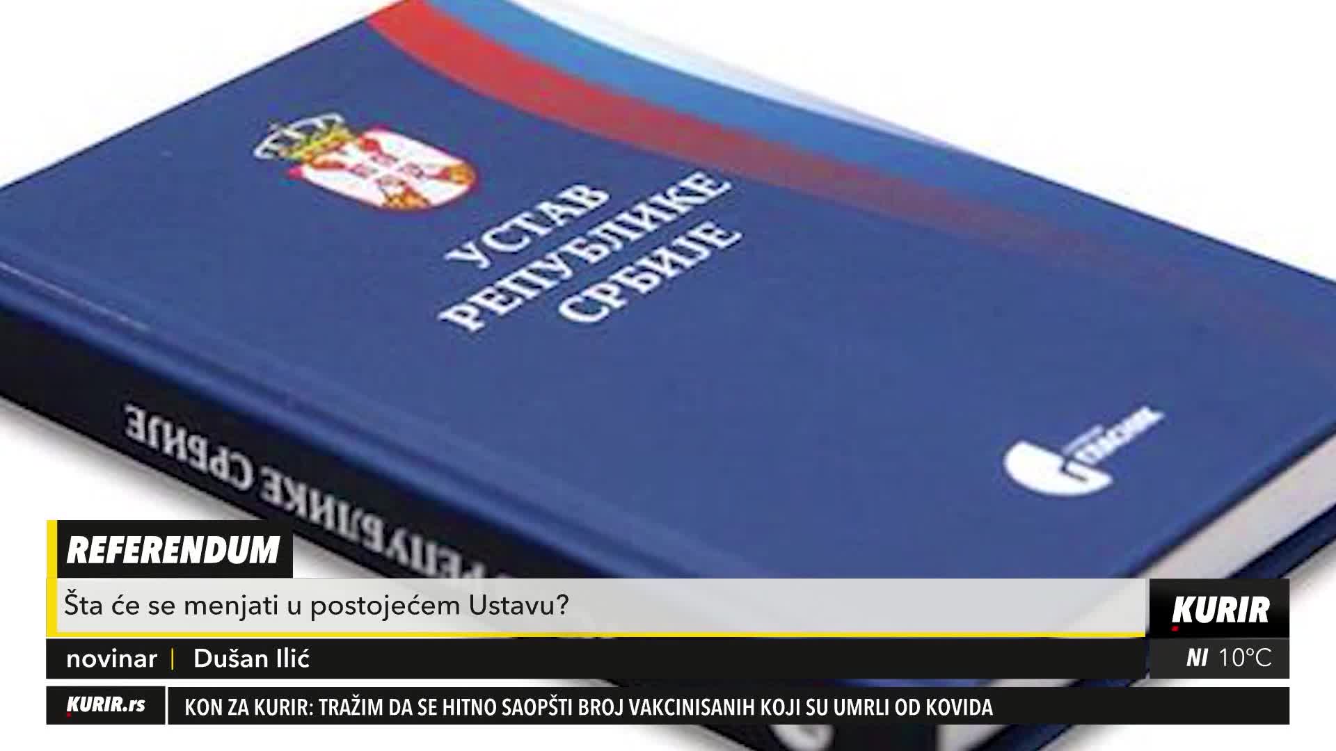 PROMENA USTAVA SRBIJE U JANUARU? Evo kako bi moglo da glasi