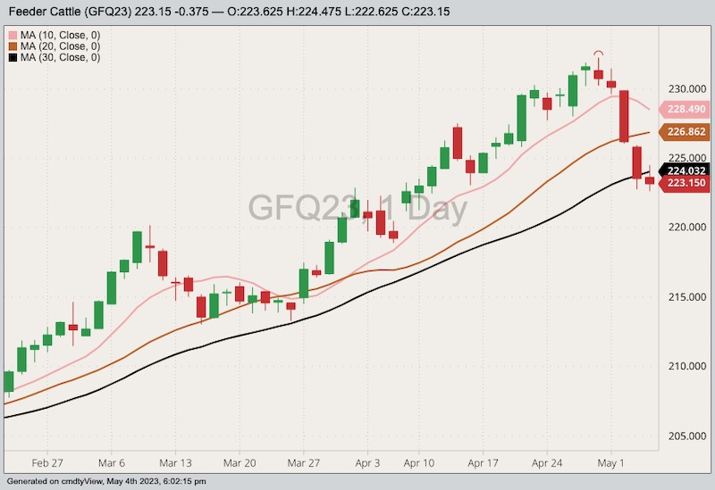 U.S. livestock CME feeder cattle stumble to threeweek low AGCanada