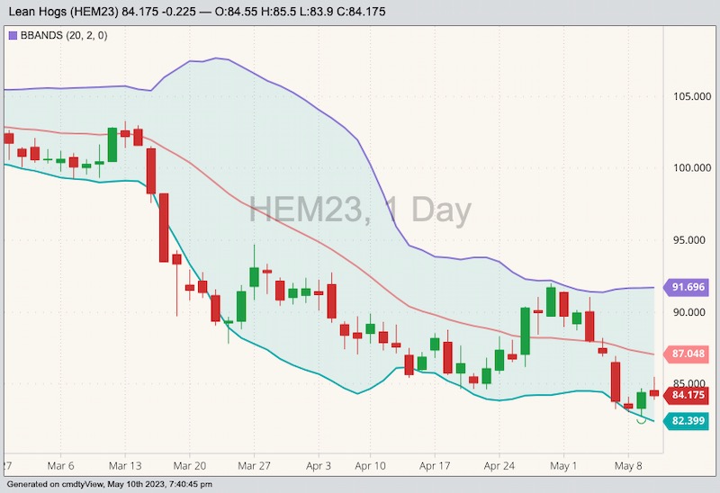 U.S. livestock Hog, cattle futures fall on poor fundamental outlook
