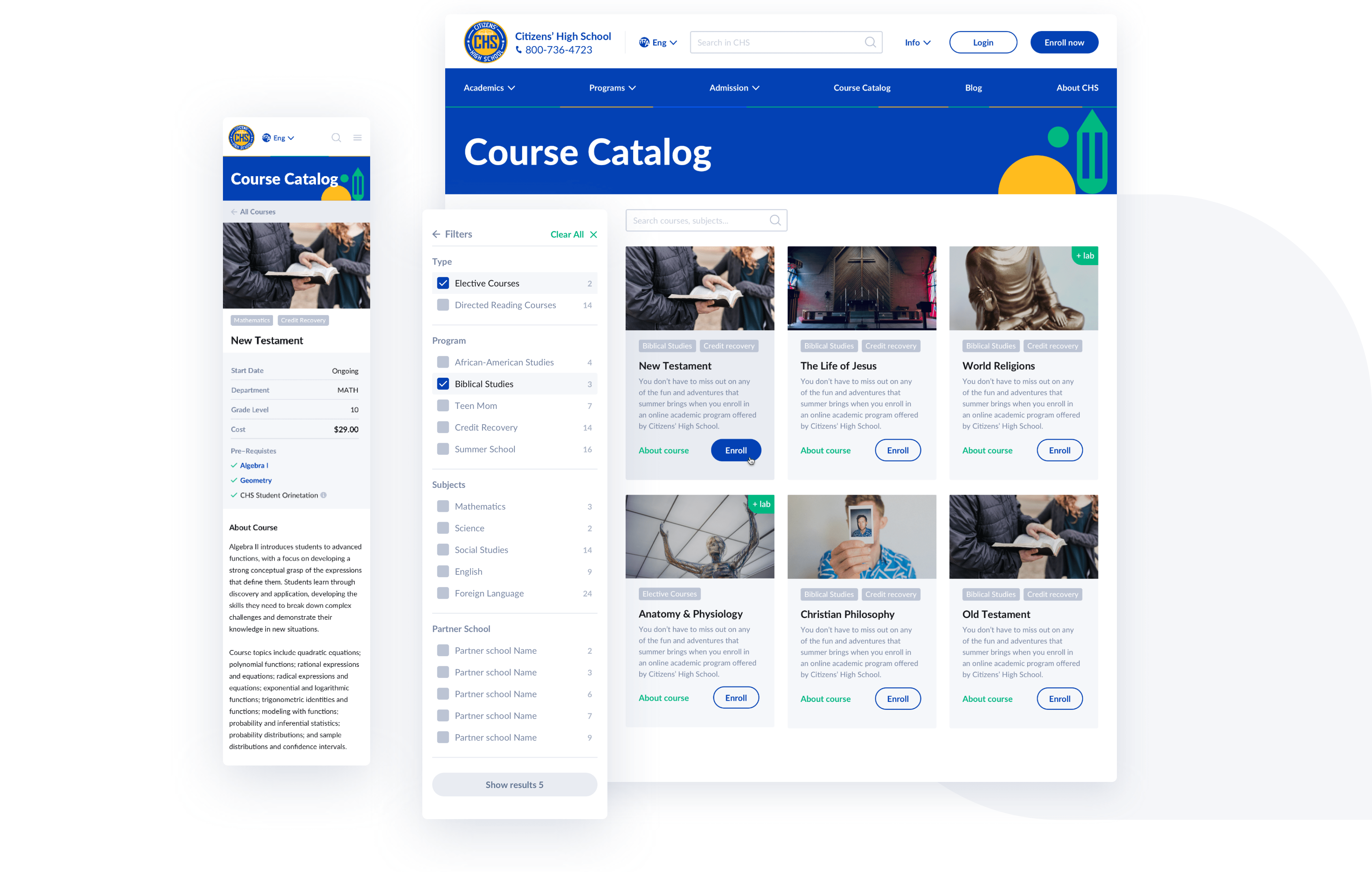 CHS High School site Agente