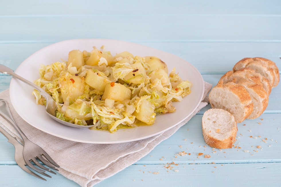 Verza e Patate ricetta saporita Agrodolce
