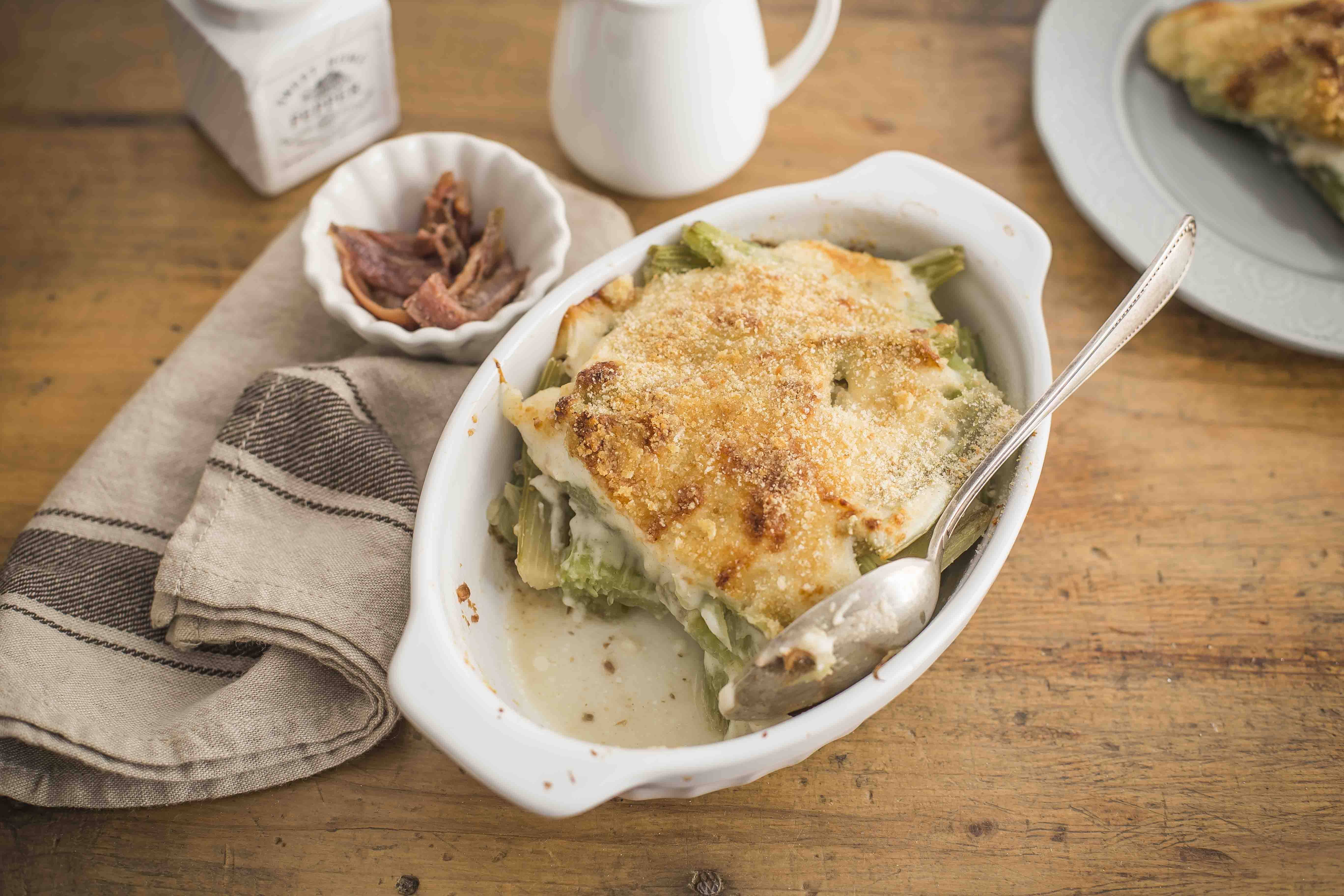 Ricetta Cardi con acciughe un gratin per l'inverno Agrodolce