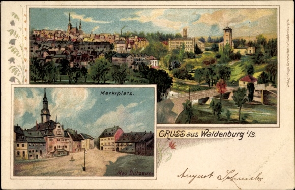 Kunstler Litho Dutzauer Max Waldenburg In Sachsen Akpool De