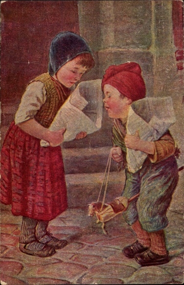 Kunstler Ansichtskarte Postkarte Kaulbach Hermann Hast Akpool De