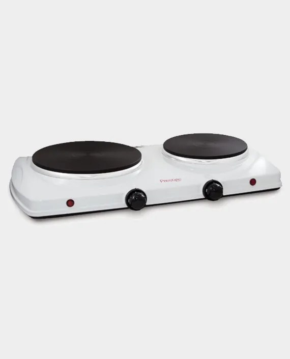 Buy Prestige PR50357 2500W Double Hot Plate White in Qatar AlaneesQatar.Qa