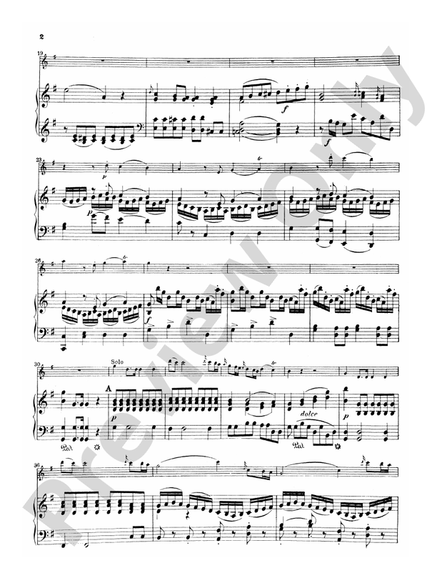 Mozart Concerto No. 1 in G Major, K. 313 Flute Part(s) Wolfgang