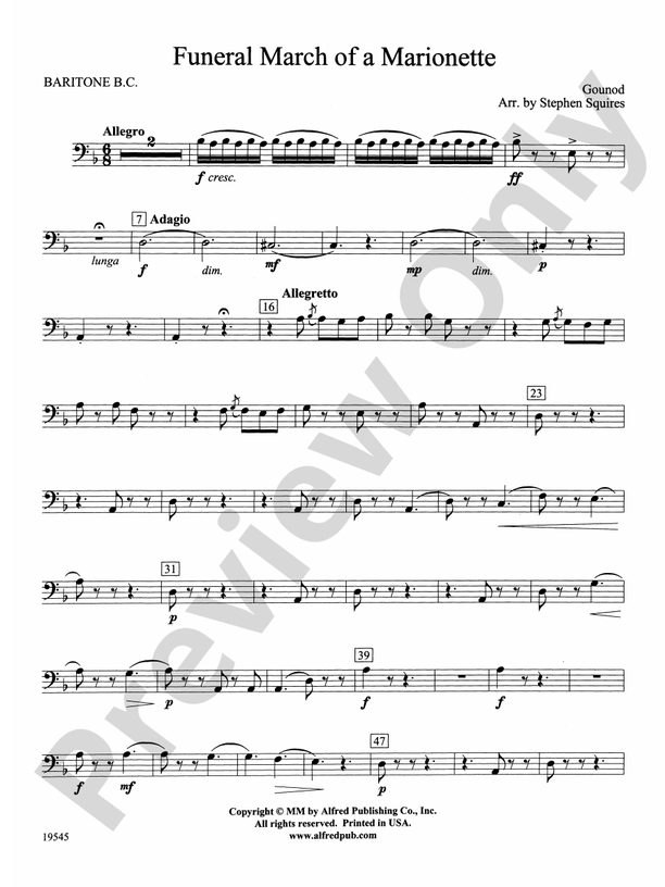 Funeral March of a Baritone B.C. Baritone B.C. Part