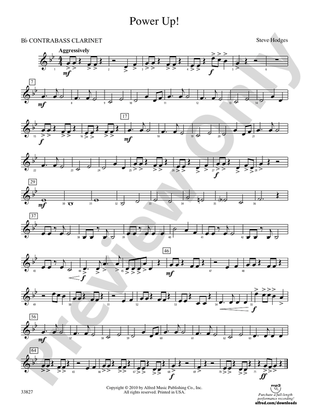 Power Up! (wp) Bflat Contrabass (wp) Bflat Contrabass