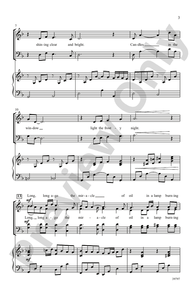 Candles in the Window SATB Choral Octavo Dave Perry Digital Sheet