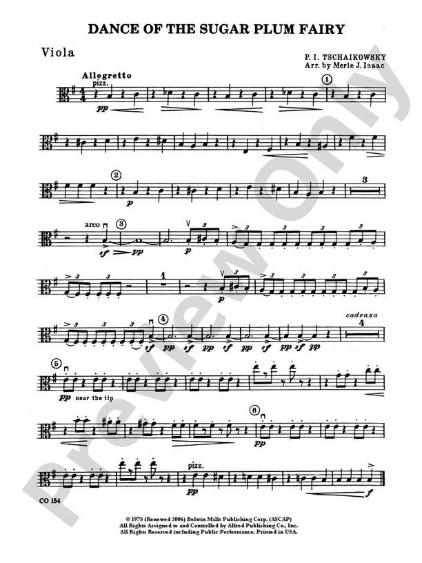 Nutcracker Ballet, Set I ("Dance of the Sugar Plum Fairy" and "Waltz of