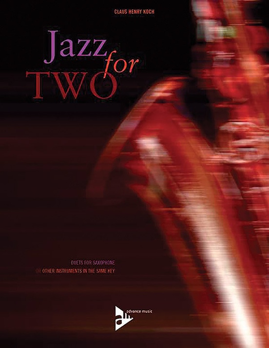 Jazz for Two 2 Saxophones Flutes) Book Claus Henry Koch